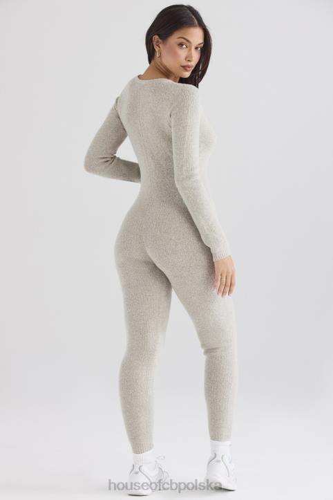 House of CB Loungewear Tiggy Opalowy Kombinezon na Co Dzień