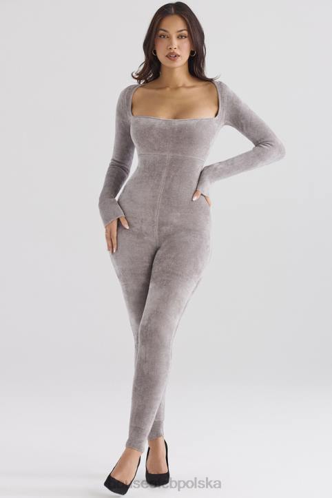 House of CB Kombinezon z Grubej Szenili Isis Mink Elegancki Stylowy i Modny