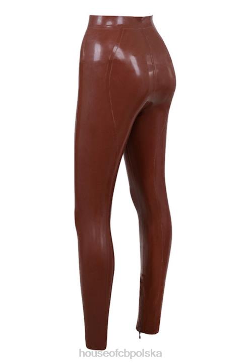 House of CB Wysokie Legginsy Lia Kakao Stylowe i Wygodne