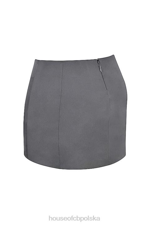 House of CB Mini Spódniczka Catalina Satynowa Cień Stylowa Moda