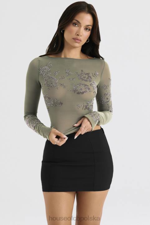House of CB Czarna mini spódniczka Nisha stylowa modna i elegancka