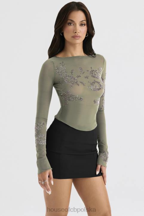 House of CB Czarna mini spódniczka Nisha stylowa modna i elegancka