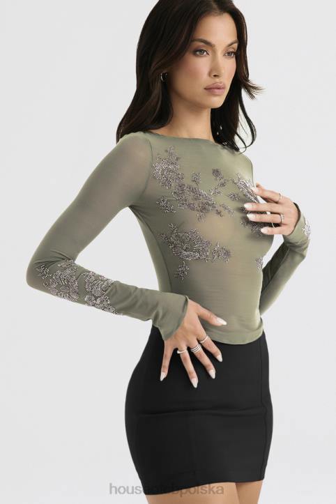 House of CB Czarna mini spódniczka Nisha stylowa modna i elegancka