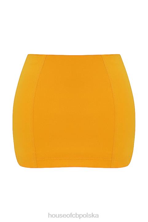 House of CB Mini spódniczka Nisha w mandarynkowym stylu modna odzież