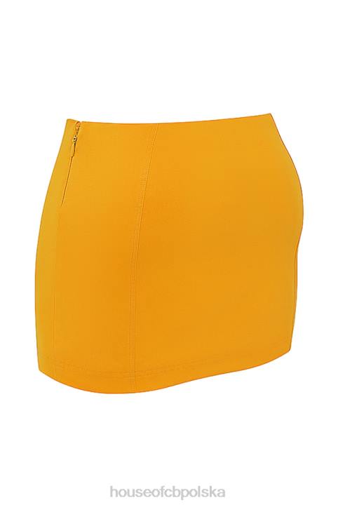 House of CB Mini spódniczka Nisha w mandarynkowym stylu modna odzież