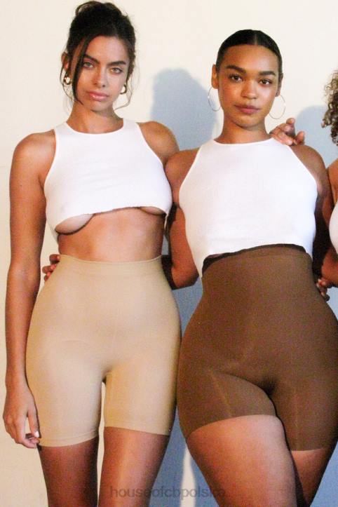House of CB mokka modelujące szorty modowe dla kobiet
