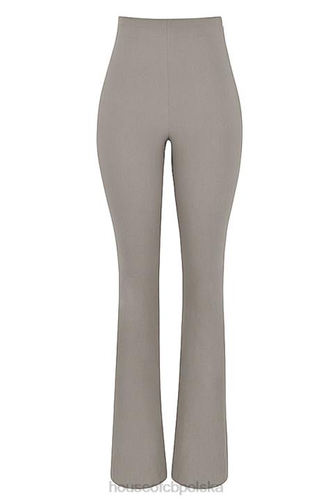 House of CB Laurel spodnie z wysokim stanem dymne modne stylowe