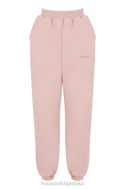 House of CB Błękitne Spodnie do Joggingu z Polarowym Tyłem