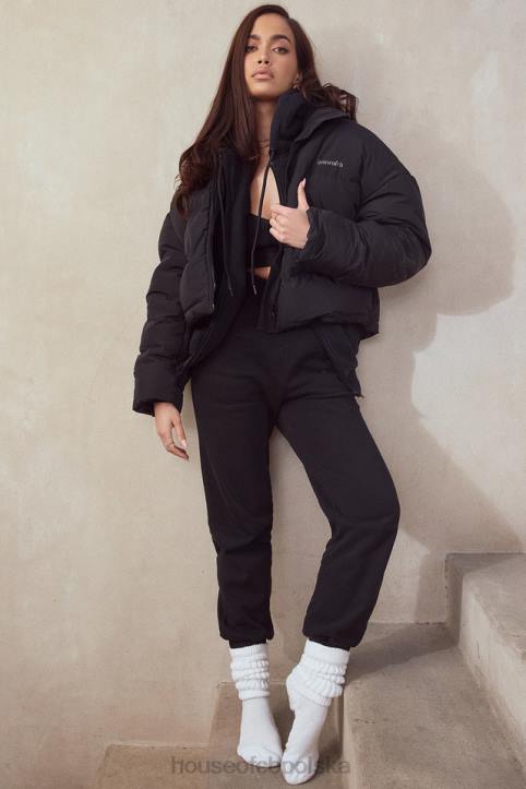 House of CB Polarowe Spodnie do Joggingu Sky Ink Komfort i Styl