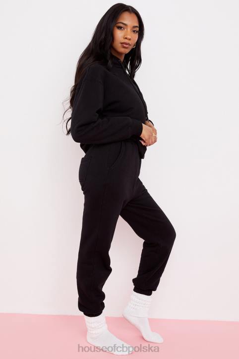 House of CB Polarowe Spodnie do Joggingu Sky Ink Komfort i Styl
