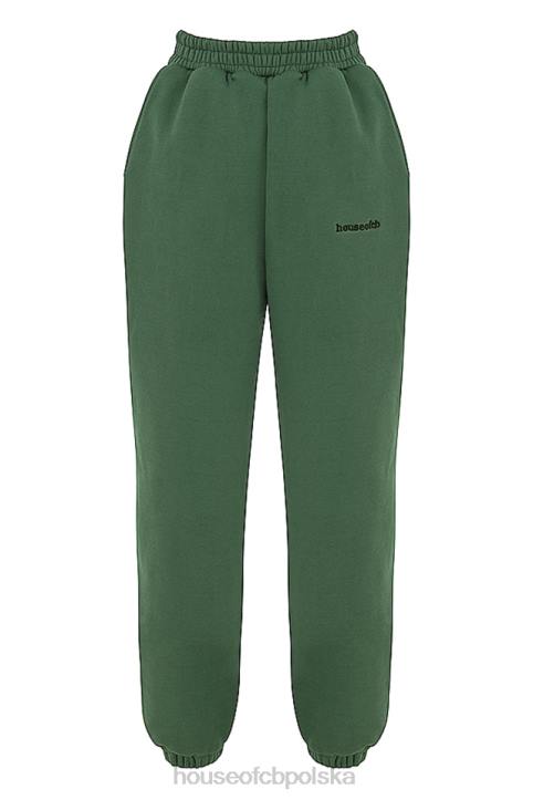 House of CB Polarowe Spodnie do Joggingu Sky Moss Komfort i Styl