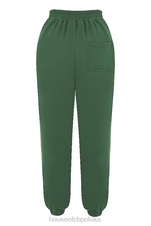 House of CB Polarowe Spodnie do Joggingu Sky Moss Komfort i Styl