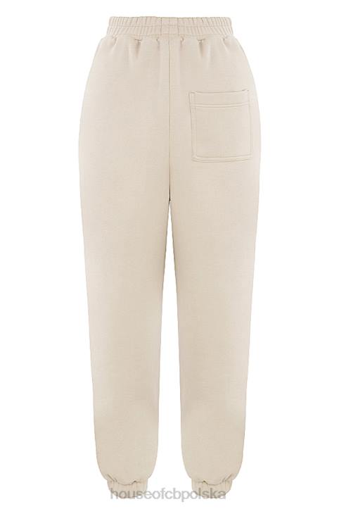 House of CB Polarowe Spodnie do Joggingu Sky Oatmeal Komfort i Styl