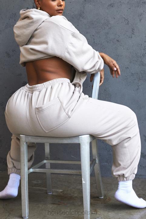 House of CB Polarowe Spodnie do Joggingu Sky Stone Komfort i Styl
