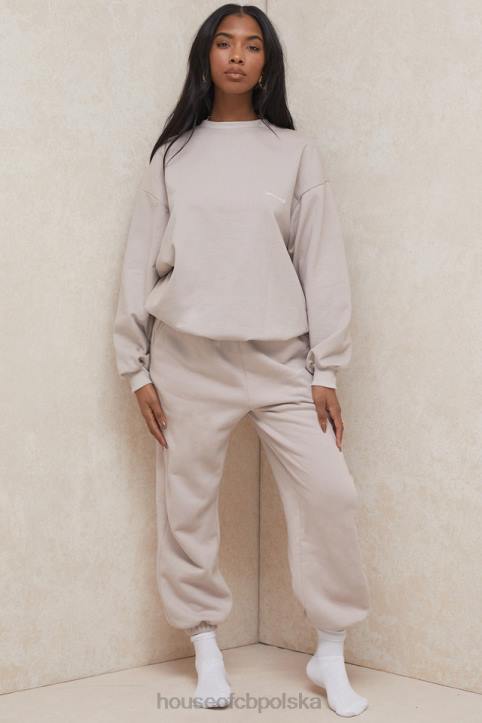 House of CB Polarowe Spodnie do Joggingu Sky Stone Komfort i Styl