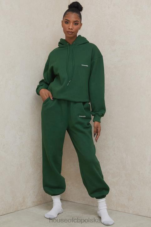 House of CB Błękitne Polarowe Spodnie do Joggingu Komfortowe i Stylowe
