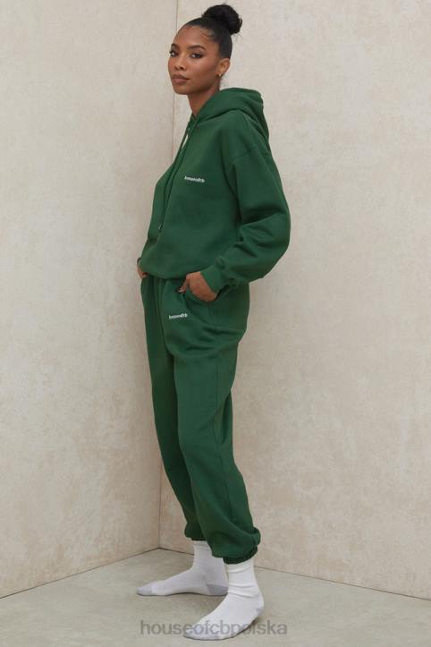 House of CB Błękitne Polarowe Spodnie do Joggingu Komfortowe i Stylowe