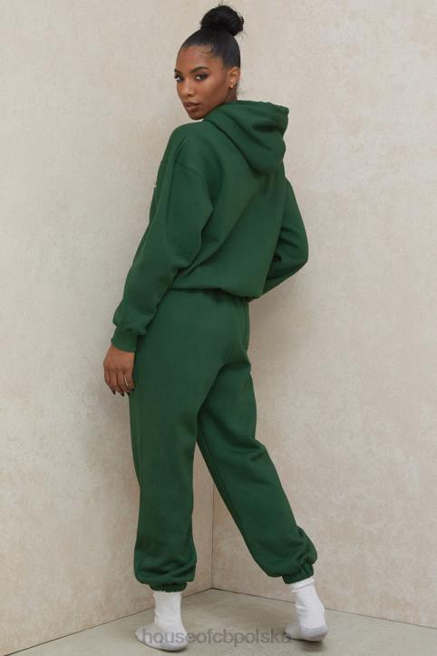 House of CB Błękitne Polarowe Spodnie do Joggingu Komfortowe i Stylowe