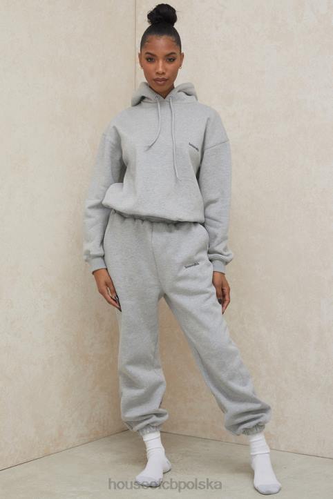 House of CB Szare Spodnie do Joggingu Polarowe Komfort i Styl