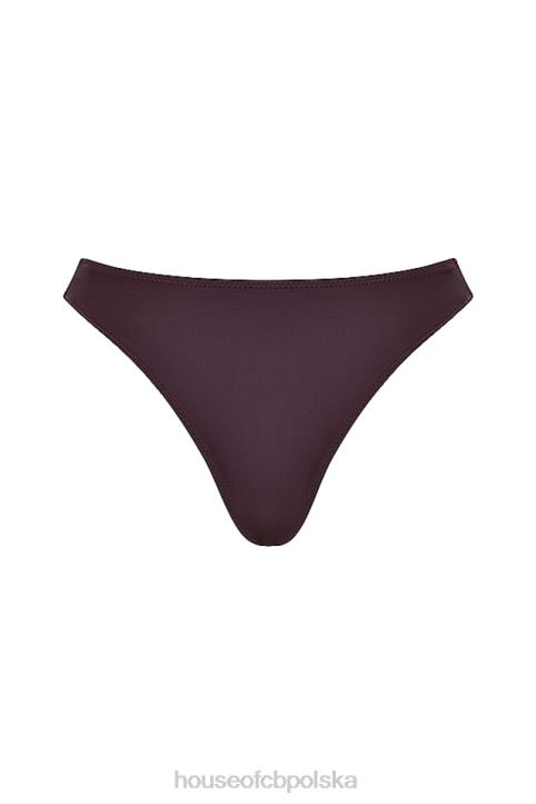 House of CB Wysoki Dół Bikini Capri Kakao Modny Styl