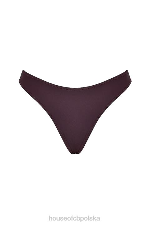 House of CB Wysoki Dół Bikini Capri Kakao Modny Styl