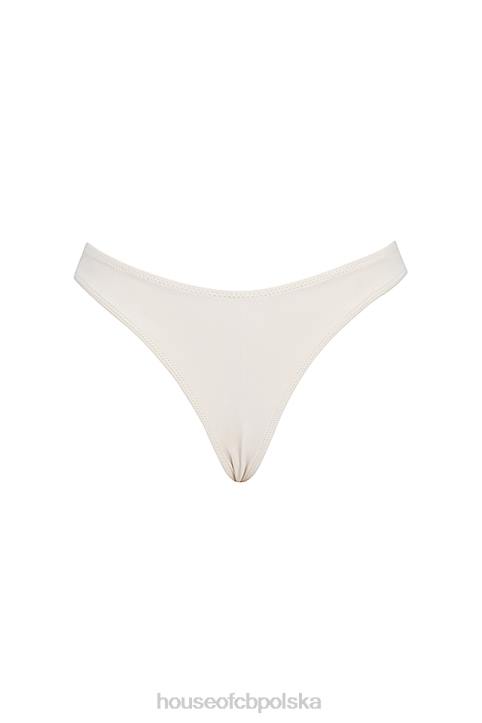 House of CB Waniliowy bikini z wysokim stanem Capri 4PND1171 modna odzież plażowa