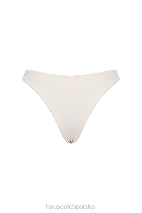 House of CB Waniliowy bikini z wysokim stanem Capri 4PND1171 modna odzież plażowa