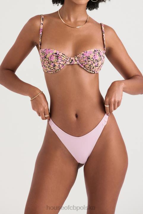 House of CB Oliwkowa Góra Bikini Fiszbinach Kwiatowy Styl