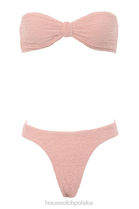 House of CB Różowe Bikini Bandeau Antilla Modny Strój Kąpielowy