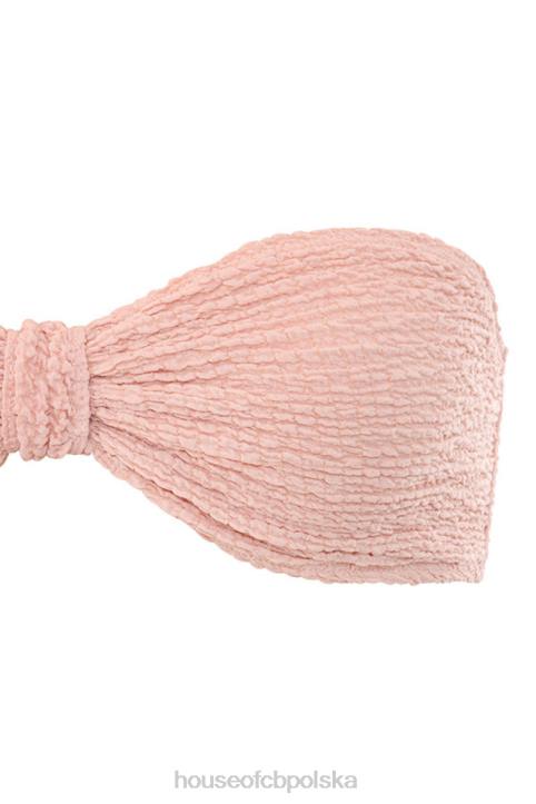 House of CB Różowe Bikini Bandeau Antilla Modny Strój Kąpielowy