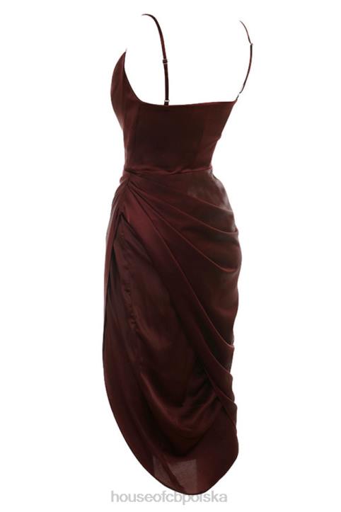 House of CB Reva Gorsetowa Sukienka Balkonowa Raisin Elegancja