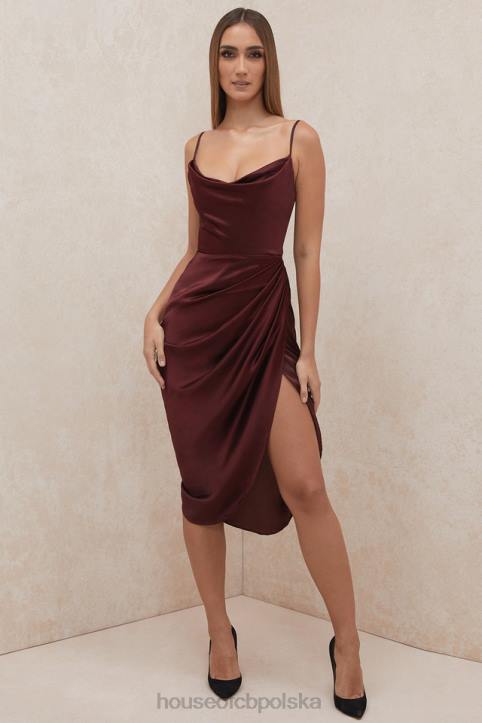 House of CB Reva Gorsetowa Sukienka Balkonowa Raisin Elegancja