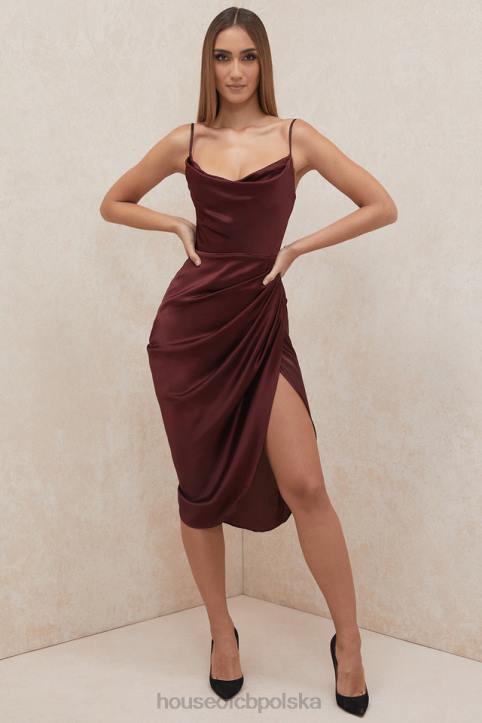 House of CB Reva Gorsetowa Sukienka Balkonowa Raisin Elegancja