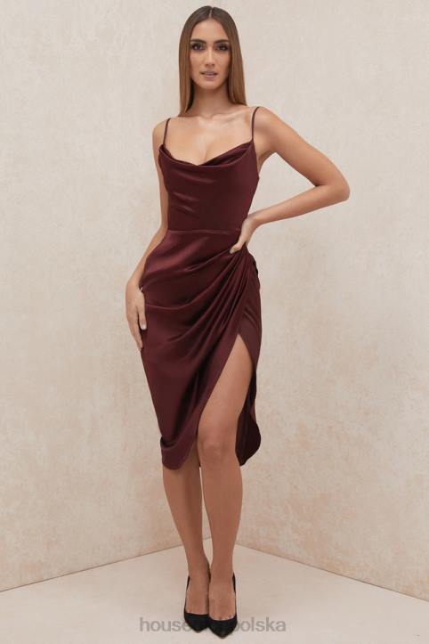 House of CB Reva Gorsetowa Sukienka Balkonowa Raisin Elegancja