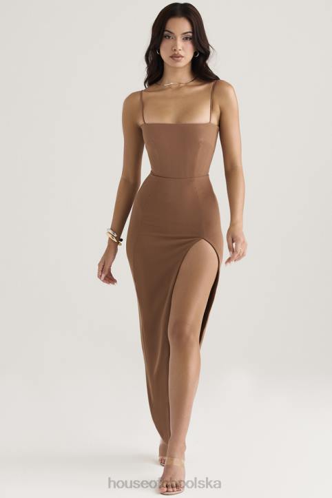 House of CB Sukienka Maxi Gorsetowa Jaida Toast Elegancka Moda Kobieca