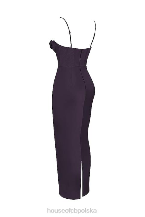 House of CB Sukienka Maxi Gorsetowa Nocny Urok Elegancka Moda