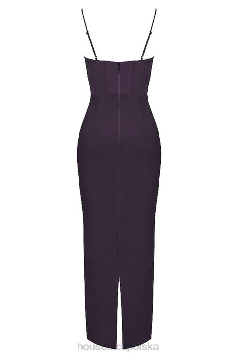 House of CB Sukienka Maxi Gorsetowa Nocny Urok Elegancka Moda