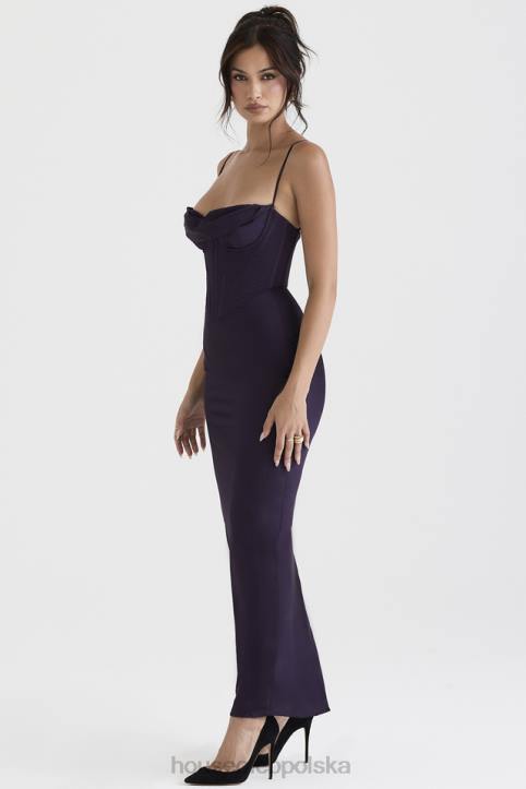 House of CB Sukienka Maxi Gorsetowa Nocny Urok Elegancka Moda