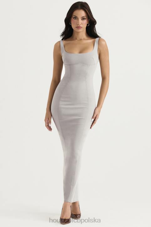 House of CB Rea elegancka sukienka maxi dymna 4PND371