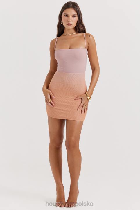 House of CB Mini Sukienka Deva Ombre Stylowa Moda