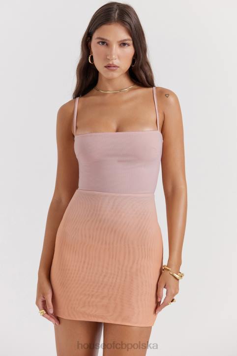 House of CB Mini Sukienka Deva Ombre Stylowa Moda