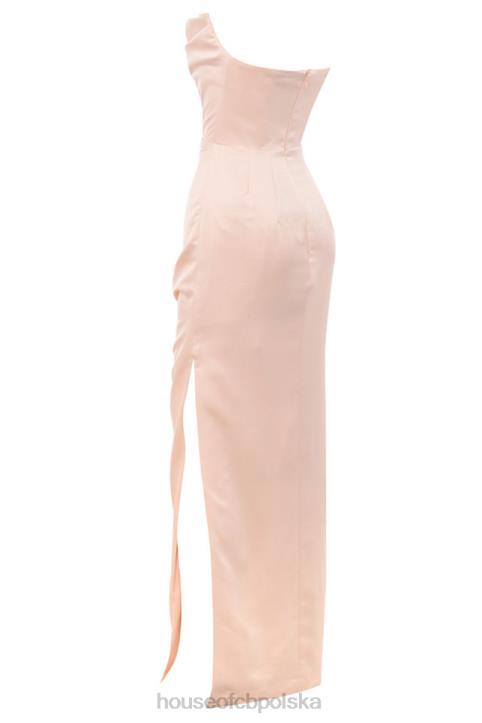 House of CB Satynowa Suknia Bez Ramiączek Adrienne Szampańska Elegancja