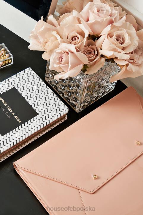 House of CB torba na laptopa 15 różowa elegancka torba na prezenty