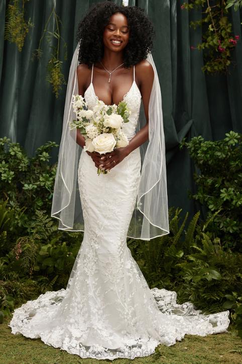 House of CB Welon Simone z białego tiulu na wesele